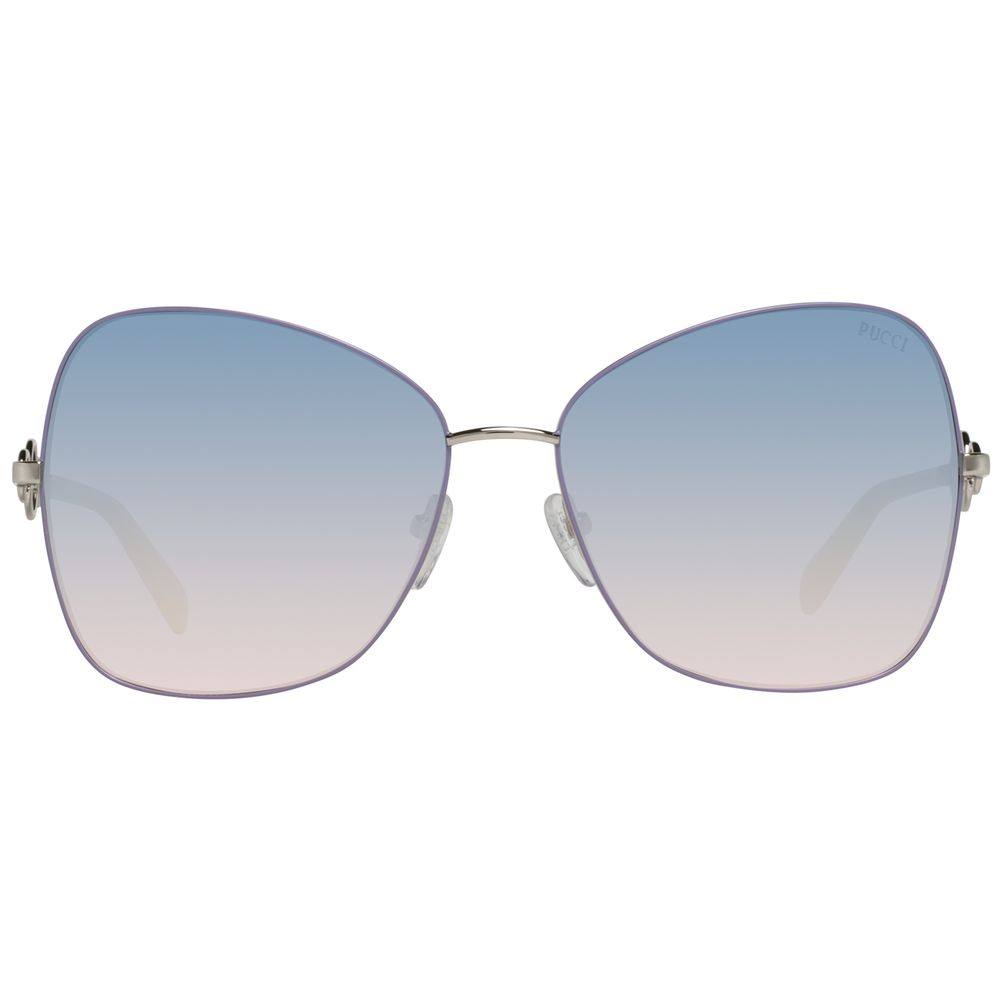 Emilio Pucci Gray Metal Sunglasses Emilio Pucci