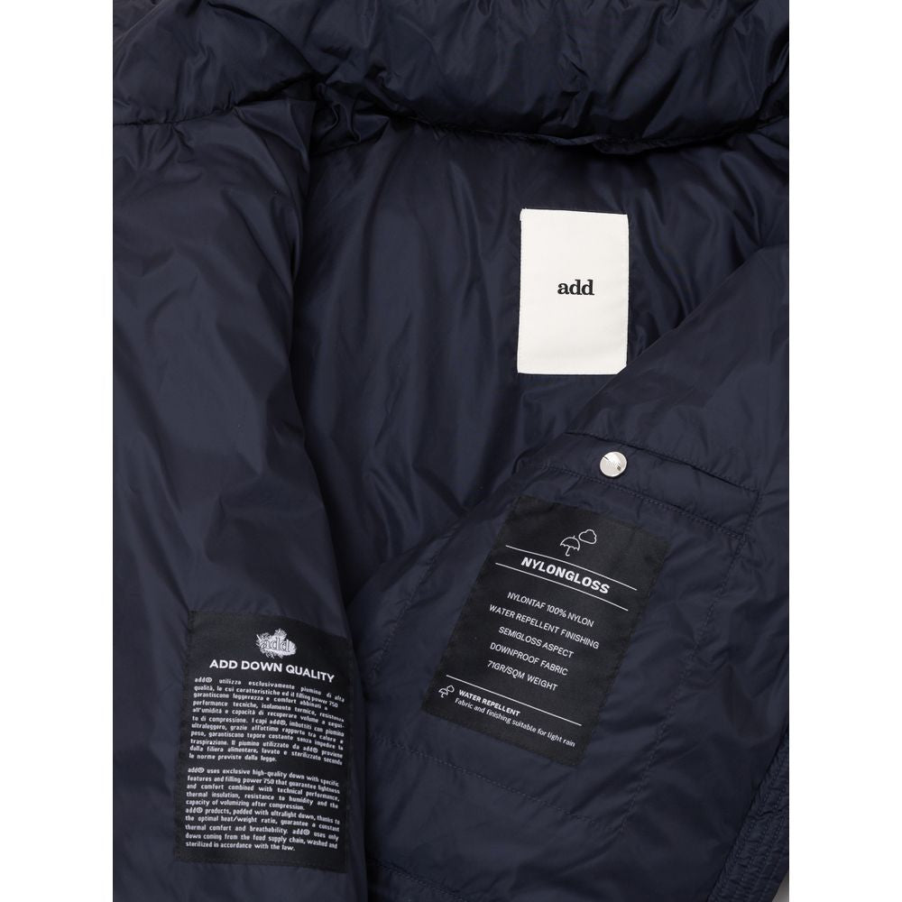 Add Blue Polyamide Jackets & Coat Add