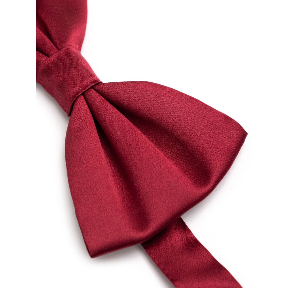 Dolce & Gabbana Red Silk Bowty Dolce & Gabbana