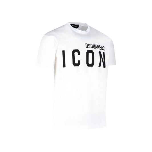Dsquared² White Cotton T-Shirt Dsquared²