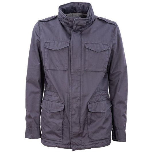 Herno Blue Cotton Jacket Herno