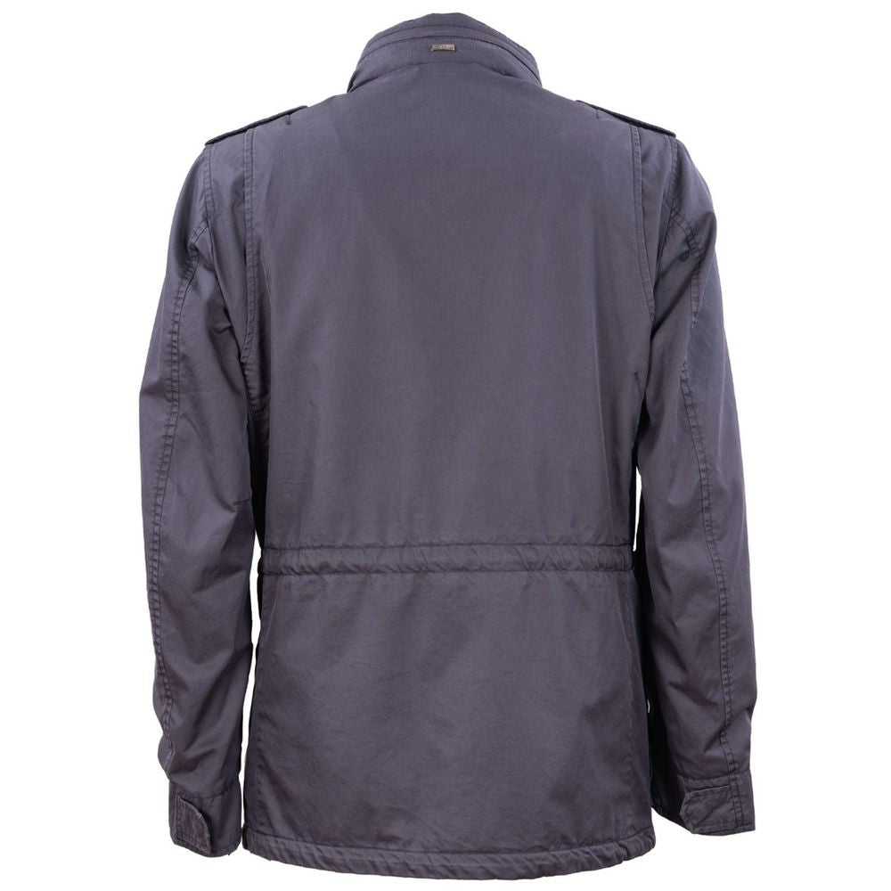 Herno Blue Cotton Jacket Herno