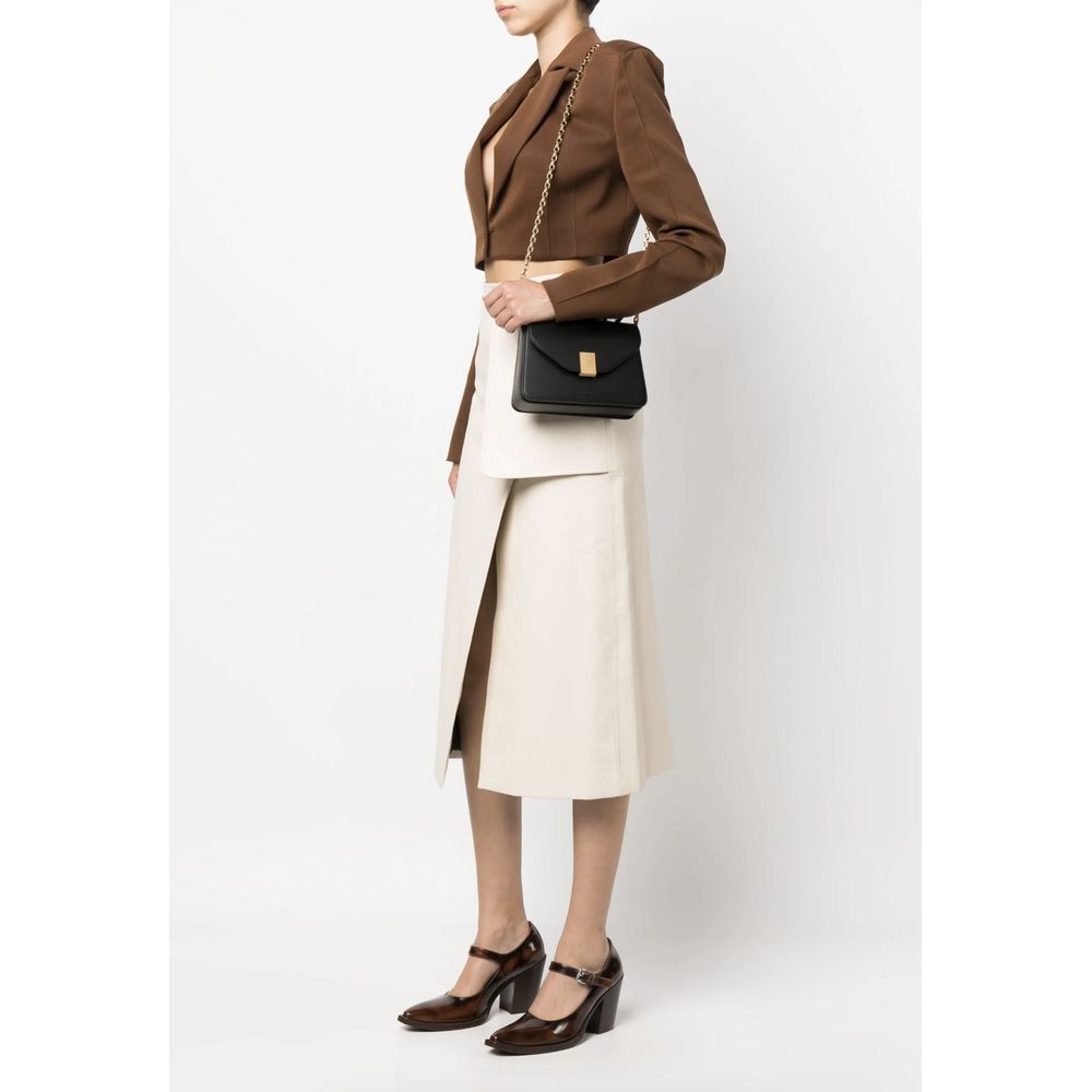 Lanvin Black Leather Handbag Lanvin