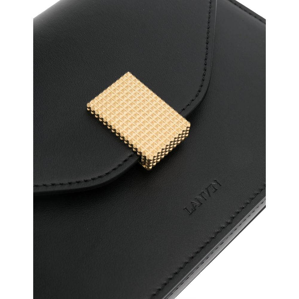 Lanvin Black Leather Handbag Lanvin