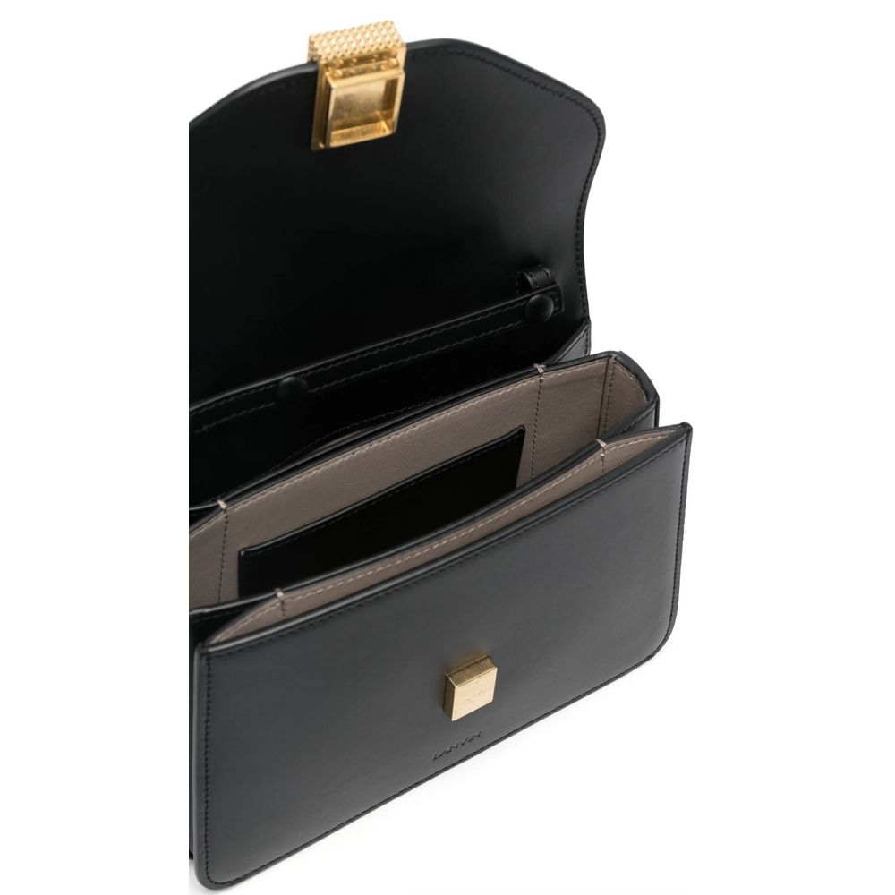 Lanvin Black Leather Handbag Lanvin