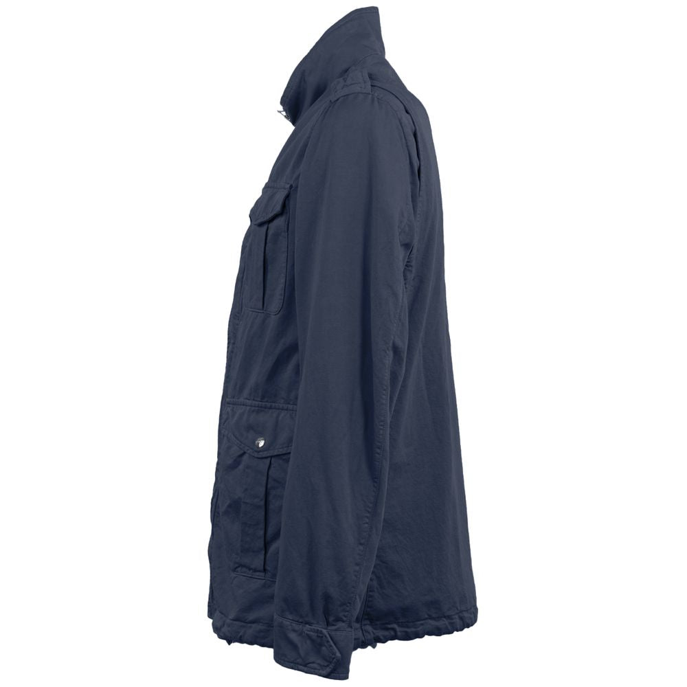 Herno Blue Cotton Jacket Herno