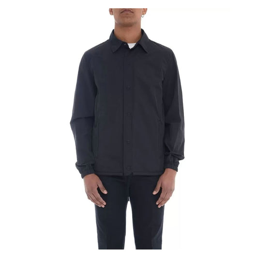 Herno Blue Nylon Jacket Herno