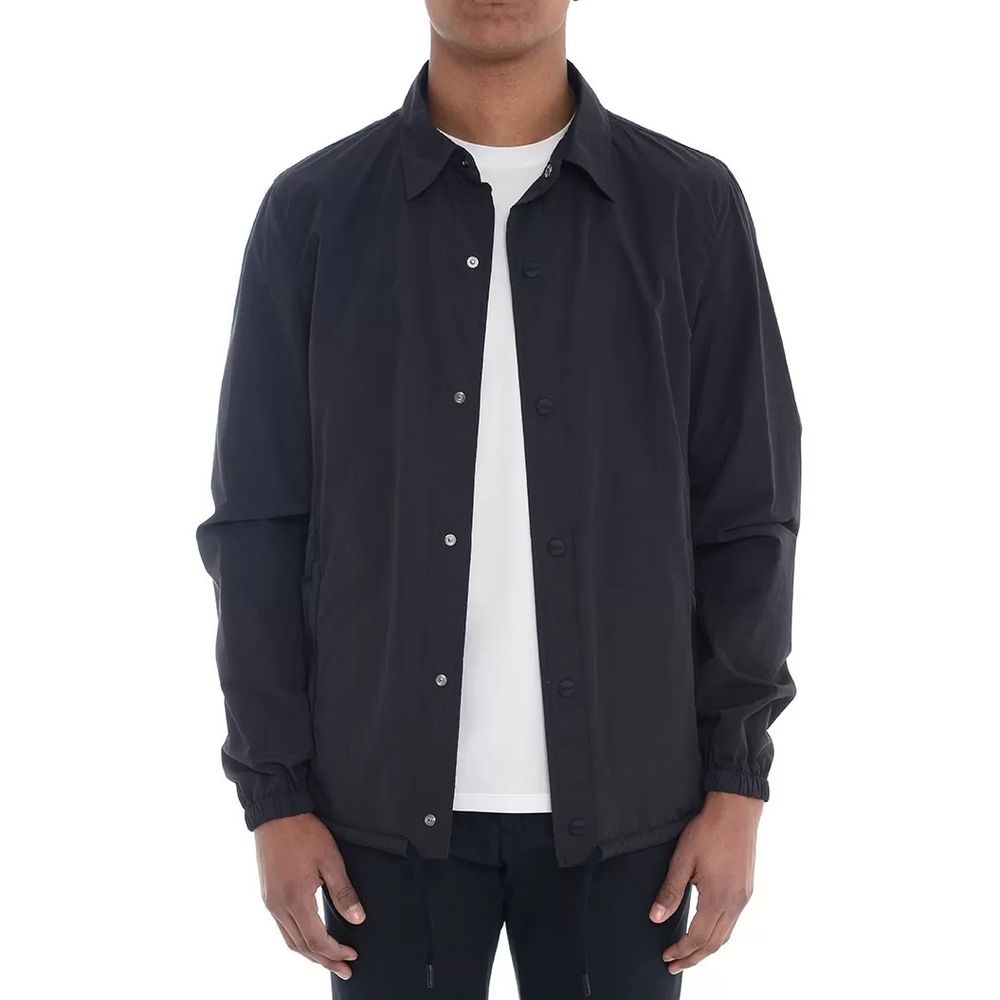 Herno Blue Nylon Jacket Herno