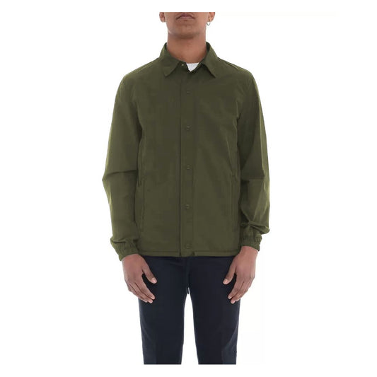 Herno Green Nylon Jacket Herno