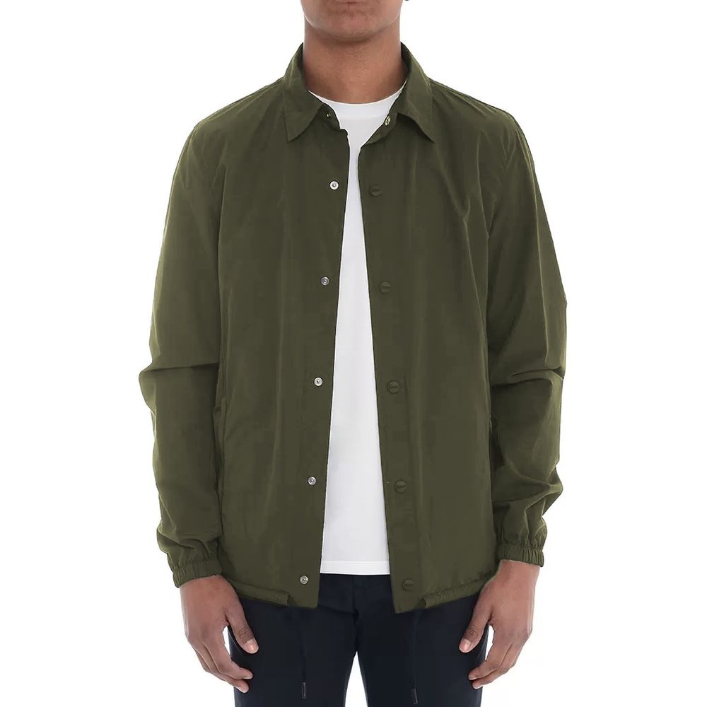 Herno Green Nylon Jacket Herno