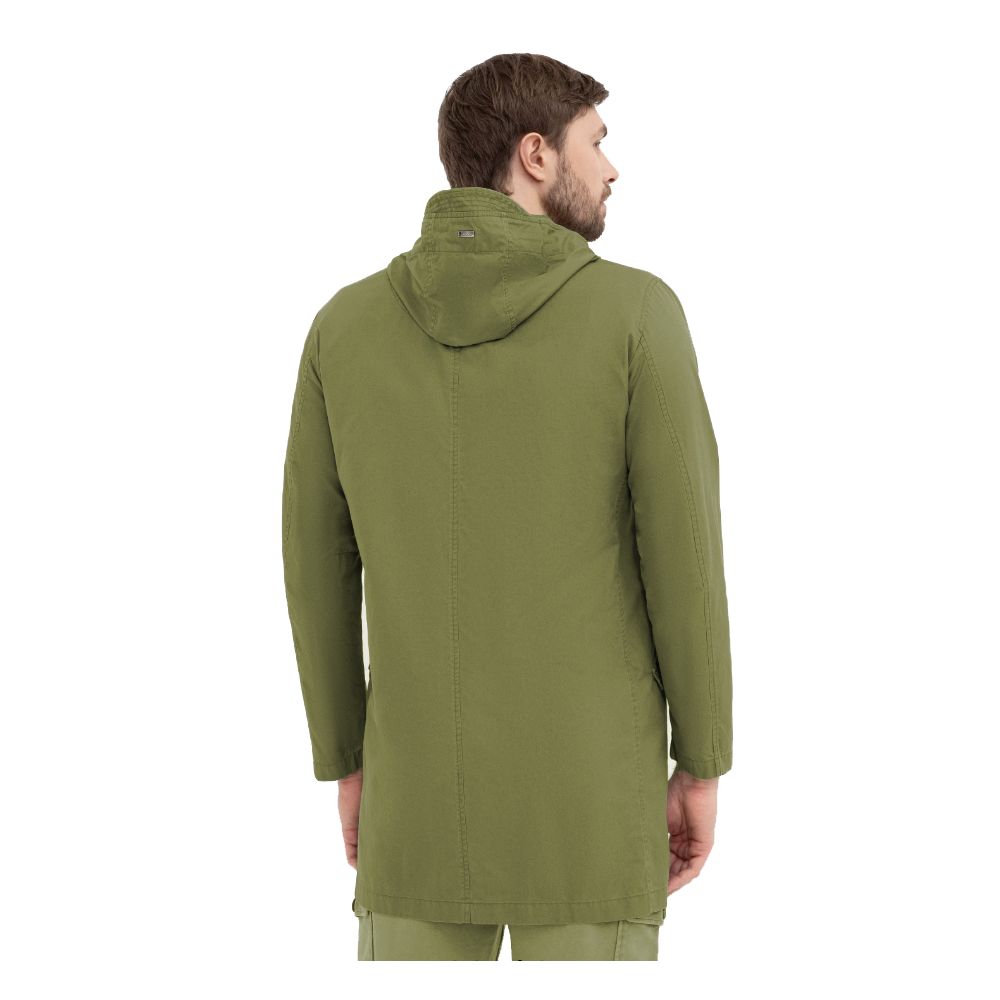 Herno Green Cotton Jacket Herno