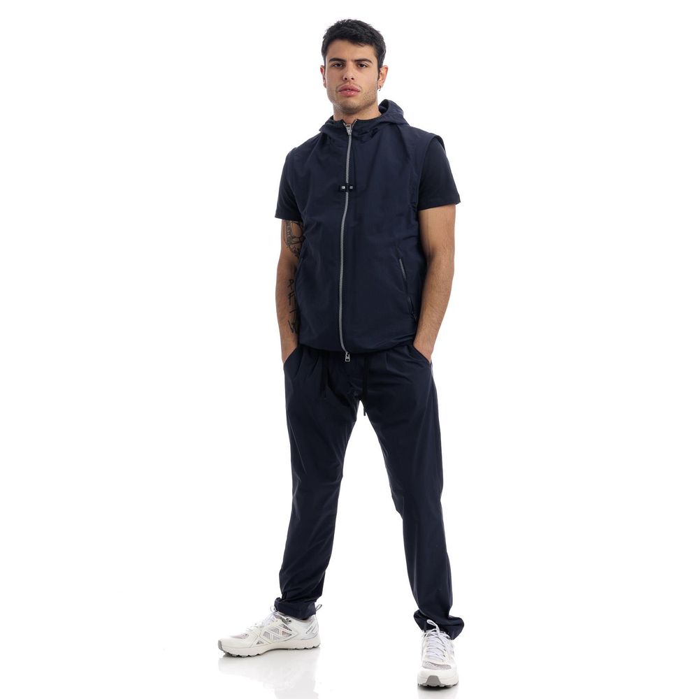 Herno Blue Nylon Jacket Herno
