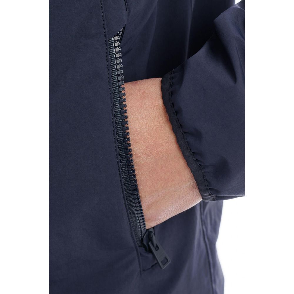 Herno Blue Nylon Jacket Herno