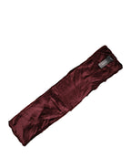Dolce & Gabbana Black Red Stripe Fur Shawl Neck Wrap Scarf - Eljoys Fashion 