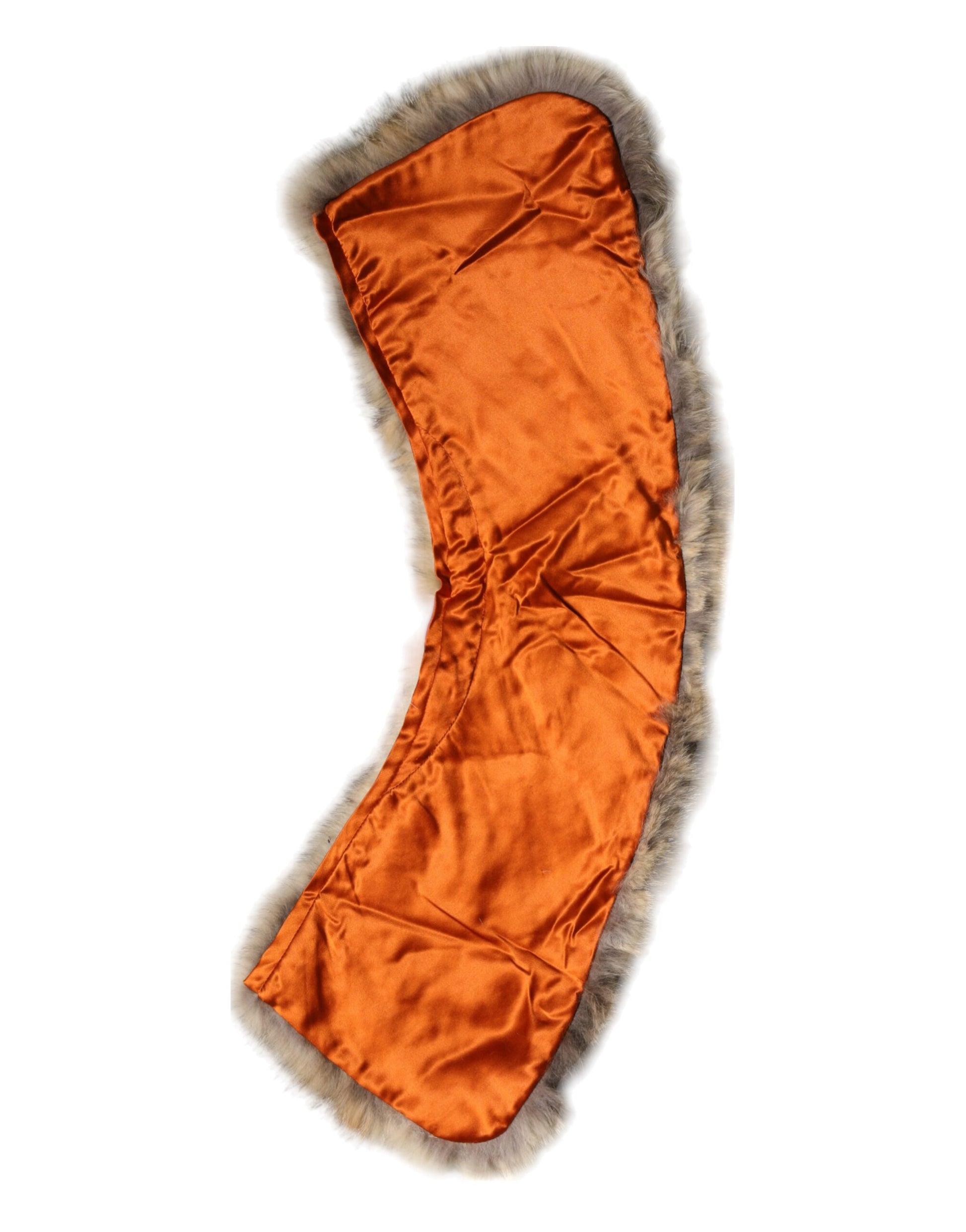 Dolce & Gabbana Brown Fur Shoulder Collar Neck Wrap Scarf Dolce & Gabbana