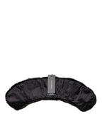 Dolce & Gabbana Black Fur Shawl Neck Wrap Cover Collar Scarf - Eljoys Fashion 