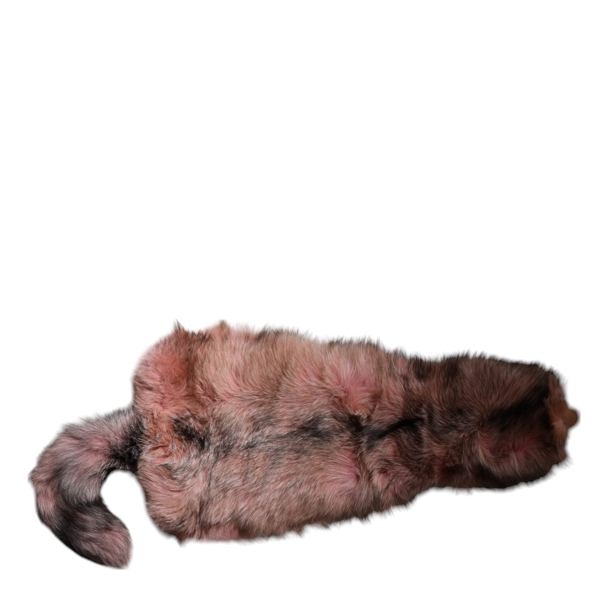 Dolce & Gabbana Pink Frost Fox Fur Neck Warmer Winter Scarf
