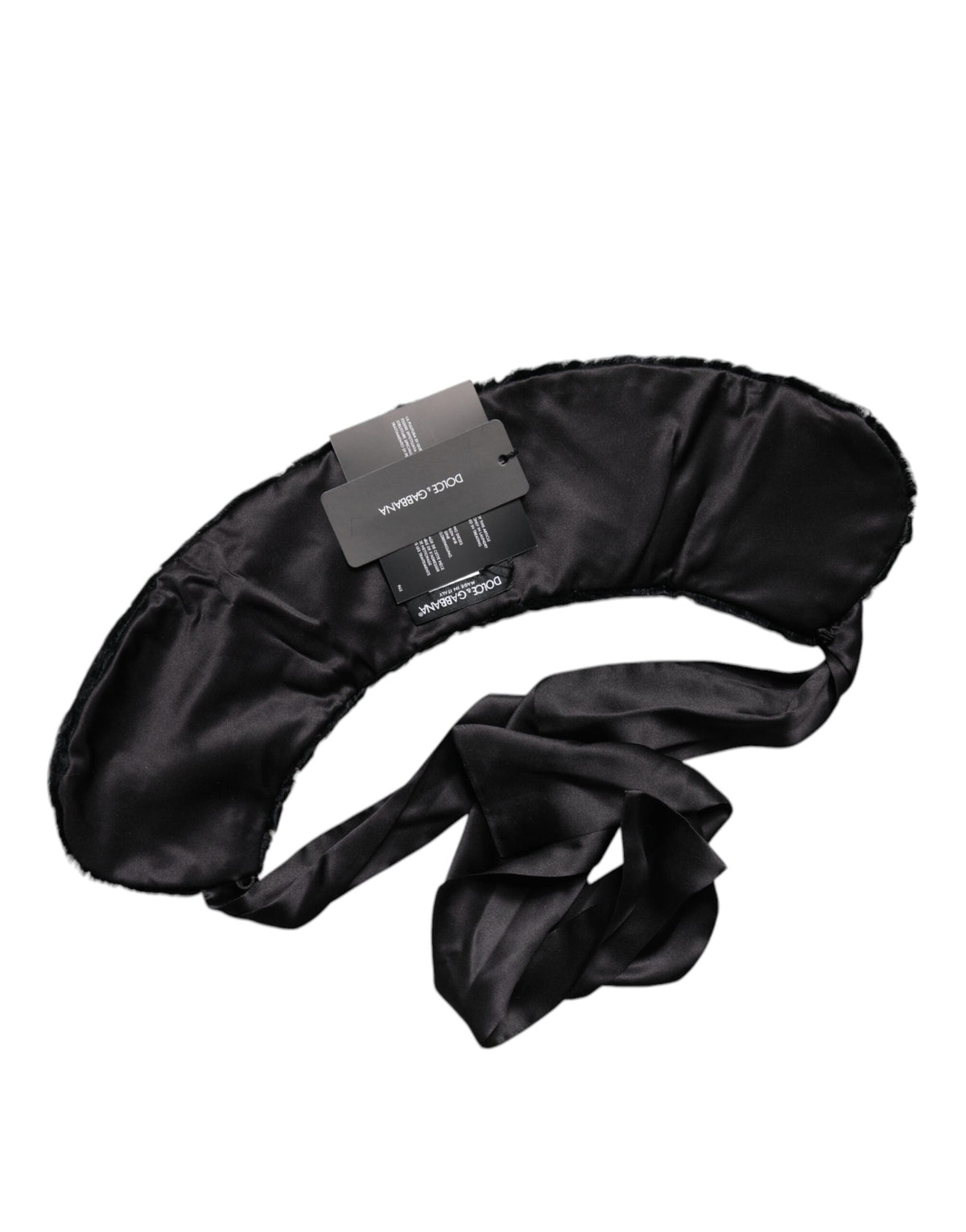 Dolce & Gabbana Black Lamb Fur Women Neck Warmer Winter Scarf - Eljoys Fashion 