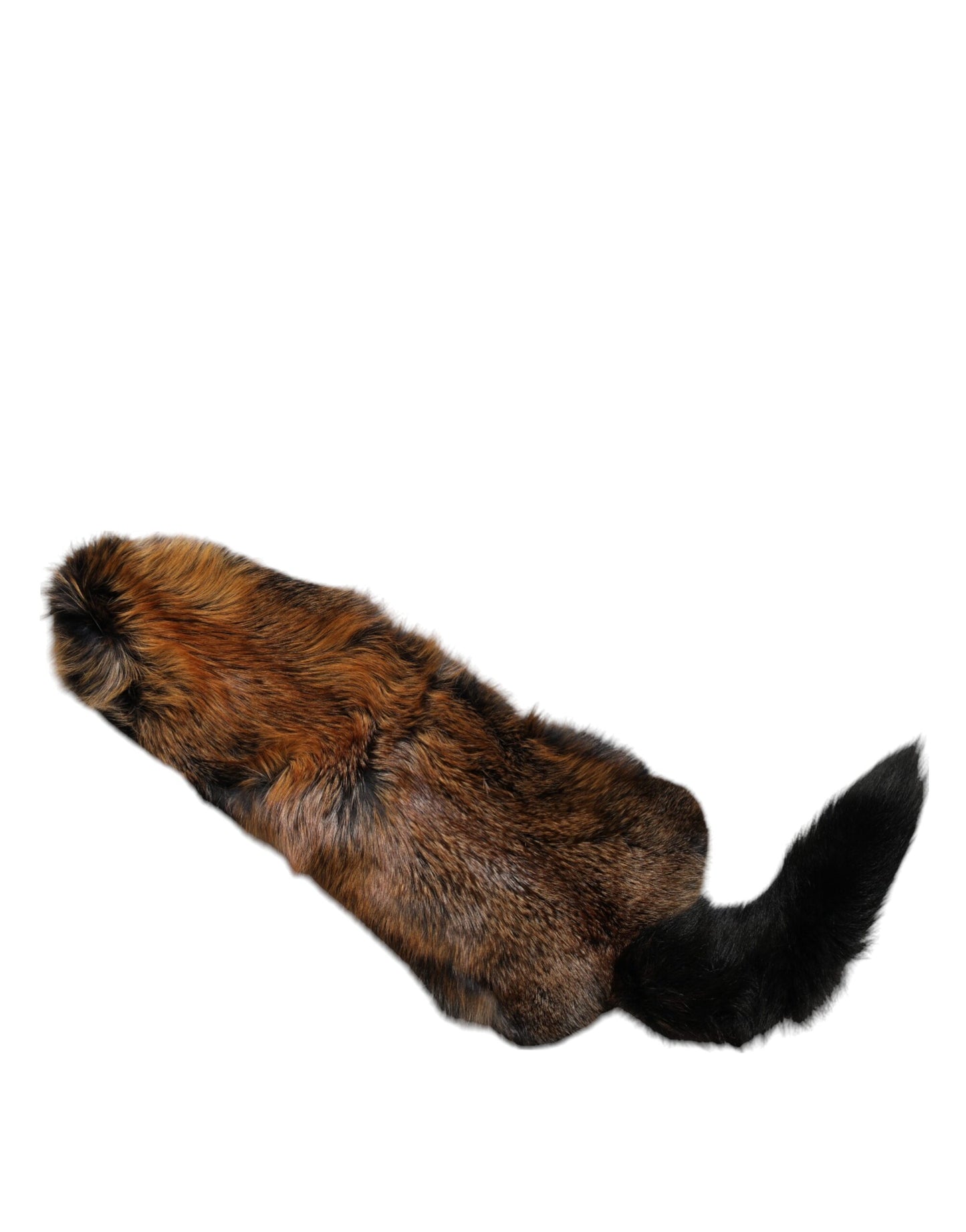 Dolce & Gabbana Brown Red Fox Fur Neck Warmer Winter Scarf Dolce & Gabbana