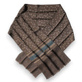 Dolce & Gabbana Brown Fantasy Silk Neck Wrap Shawl Scarf
