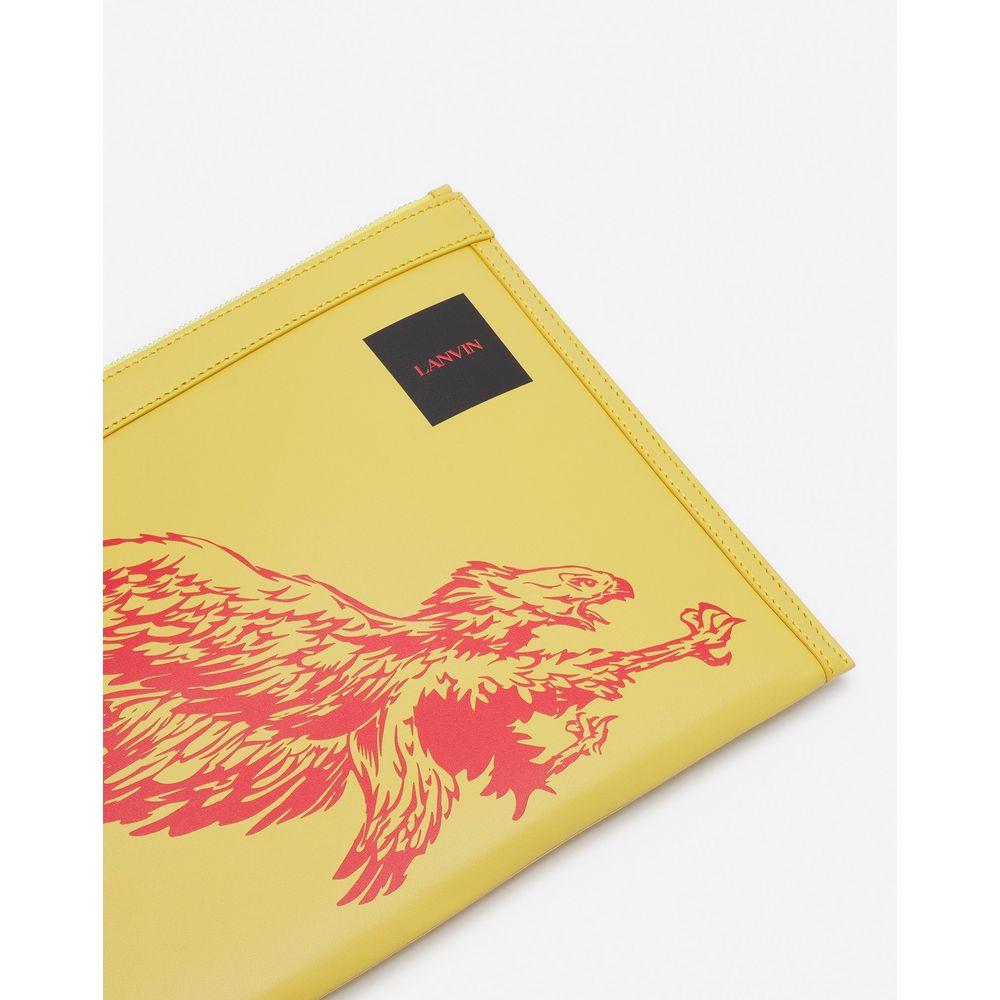 Lanvin "Yellow Leather Men Wallet" Lanvin