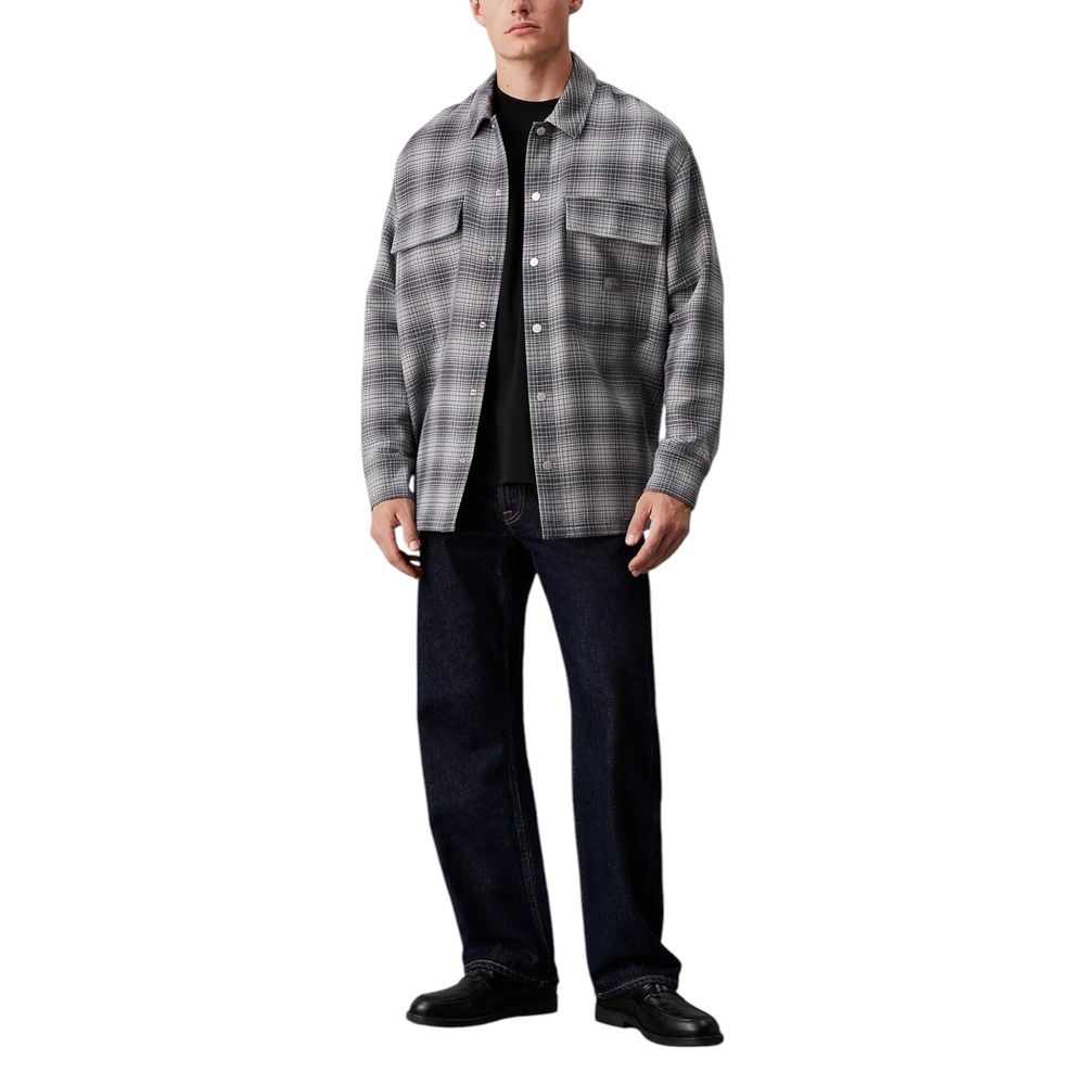 Calvin Klein Jeans White Cotton Shirt Calvin Klein Jeans