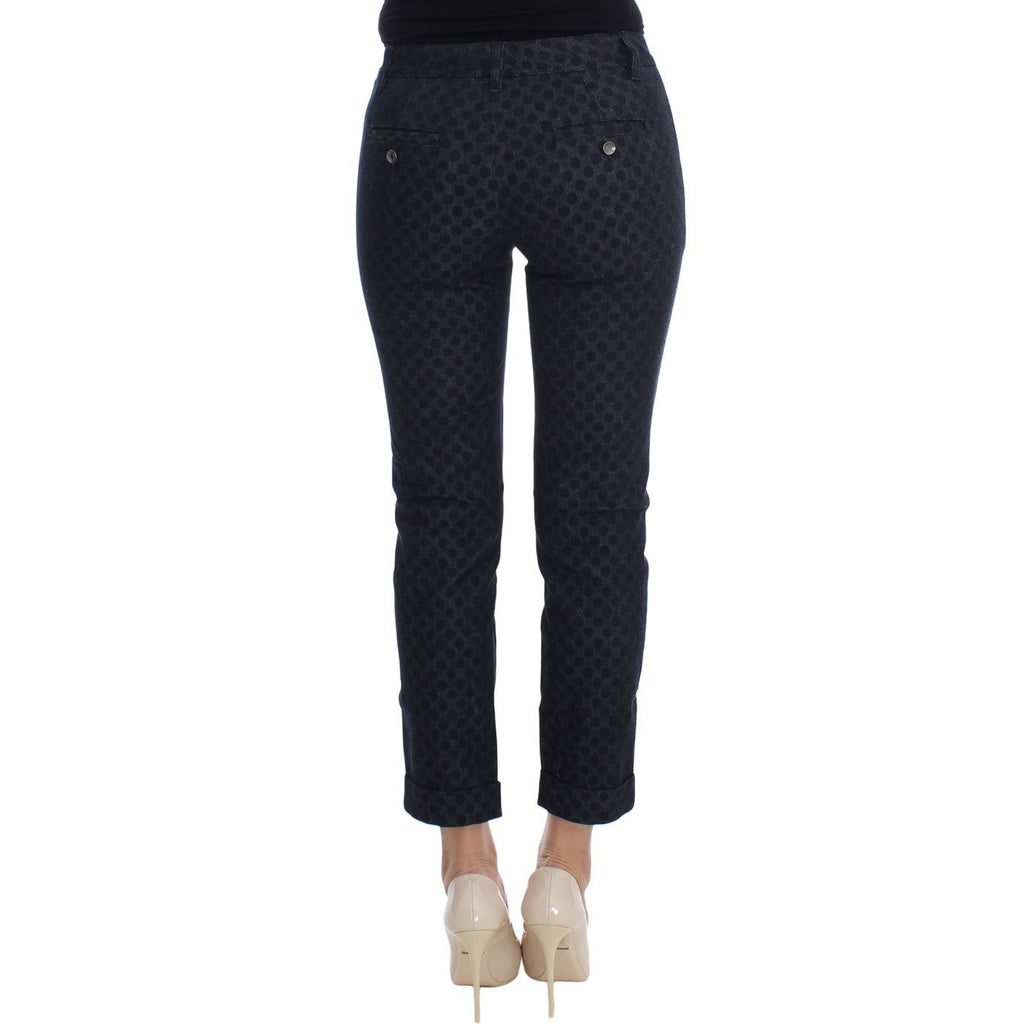Dolce & Gabbana Polka Dotted Slim Capris Jeans