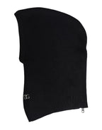 Dolce & Gabbana Black Wool Whole Head Wrap Balaclava Hat - Eljoys Fashion 