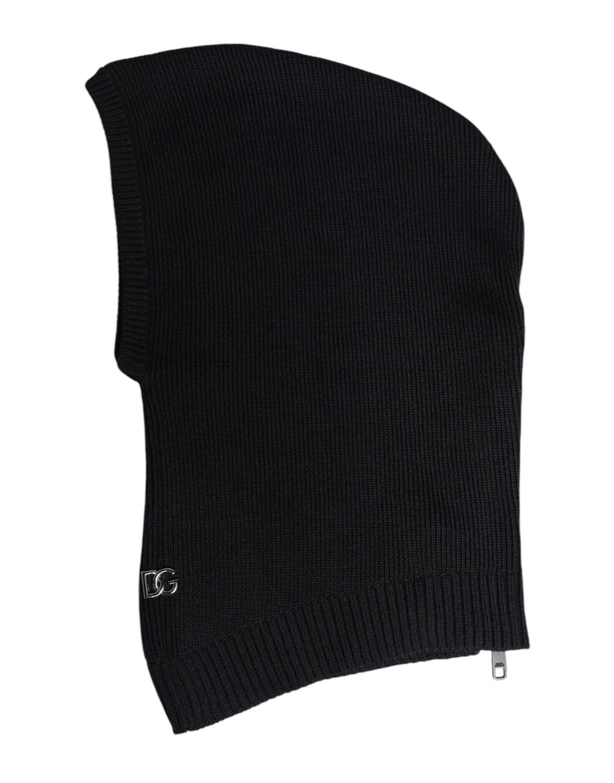 Dolce & Gabbana Black Wool Whole Head Wrap Balaclava Hat - Eljoys Fashion 