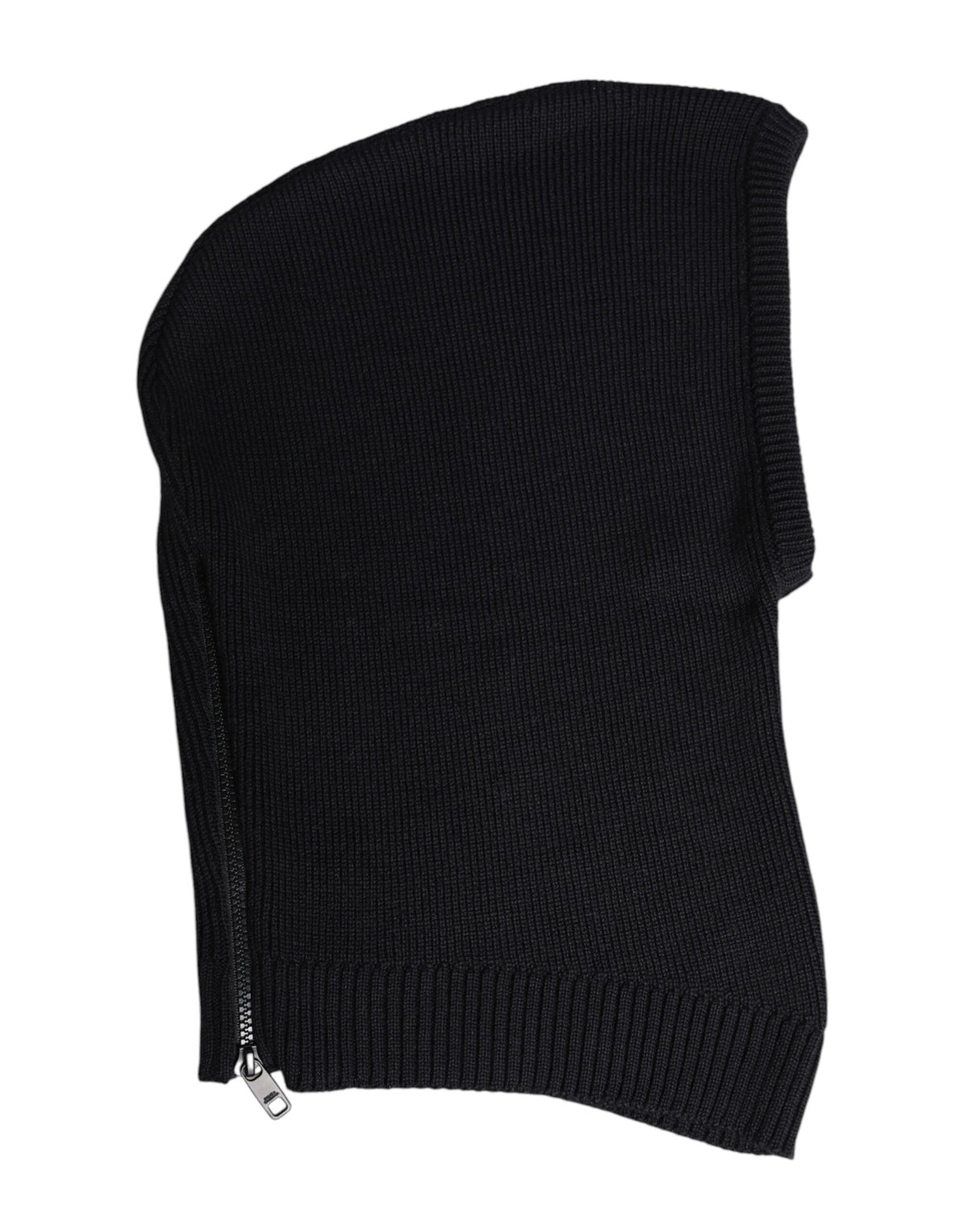 Dolce & Gabbana Black Wool Whole Head Wrap Balaclava Hat - Eljoys Fashion 