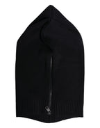 Dolce & Gabbana Black Wool Whole Head Wrap Balaclava Hat - Eljoys Fashion 