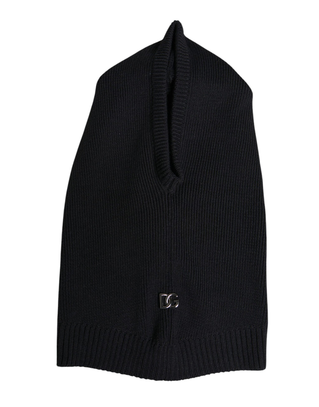 Dolce & Gabbana Black Wool Whole Head Wrap Balaclava Hat - Eljoys Fashion 