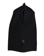 Dolce & Gabbana Black Wool Whole Head Wrap Balaclava Hat - Eljoys Fashion 