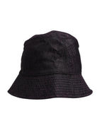 Dolce & Gabbana Black Wide Brim Nylon Bucket Hat - Eljoys Fashion 