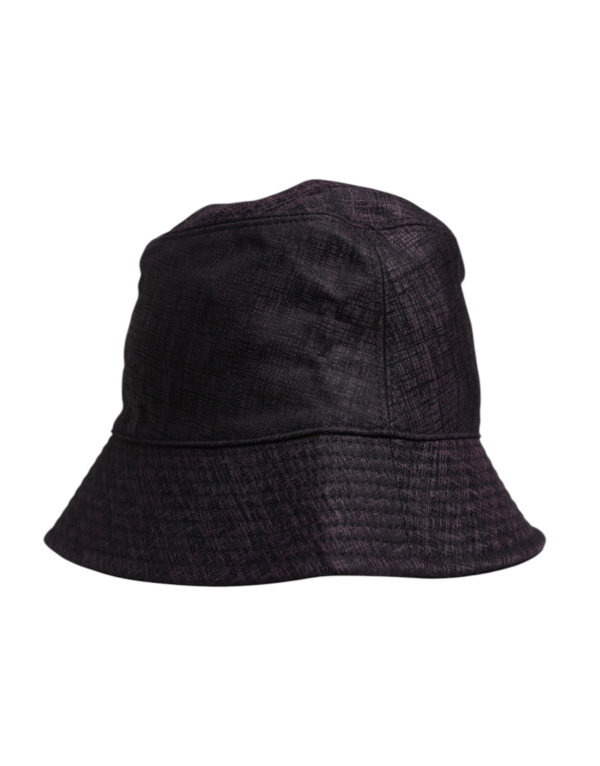 Dolce & Gabbana Black Wide Brim Nylon Bucket Hat Dolce & Gabbana