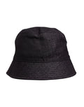 Dolce & Gabbana Black Wide Brim Nylon Bucket Hat - Eljoys Fashion 