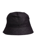 Dolce & Gabbana Black Wide Brim Nylon Bucket Hat - Eljoys Fashion 