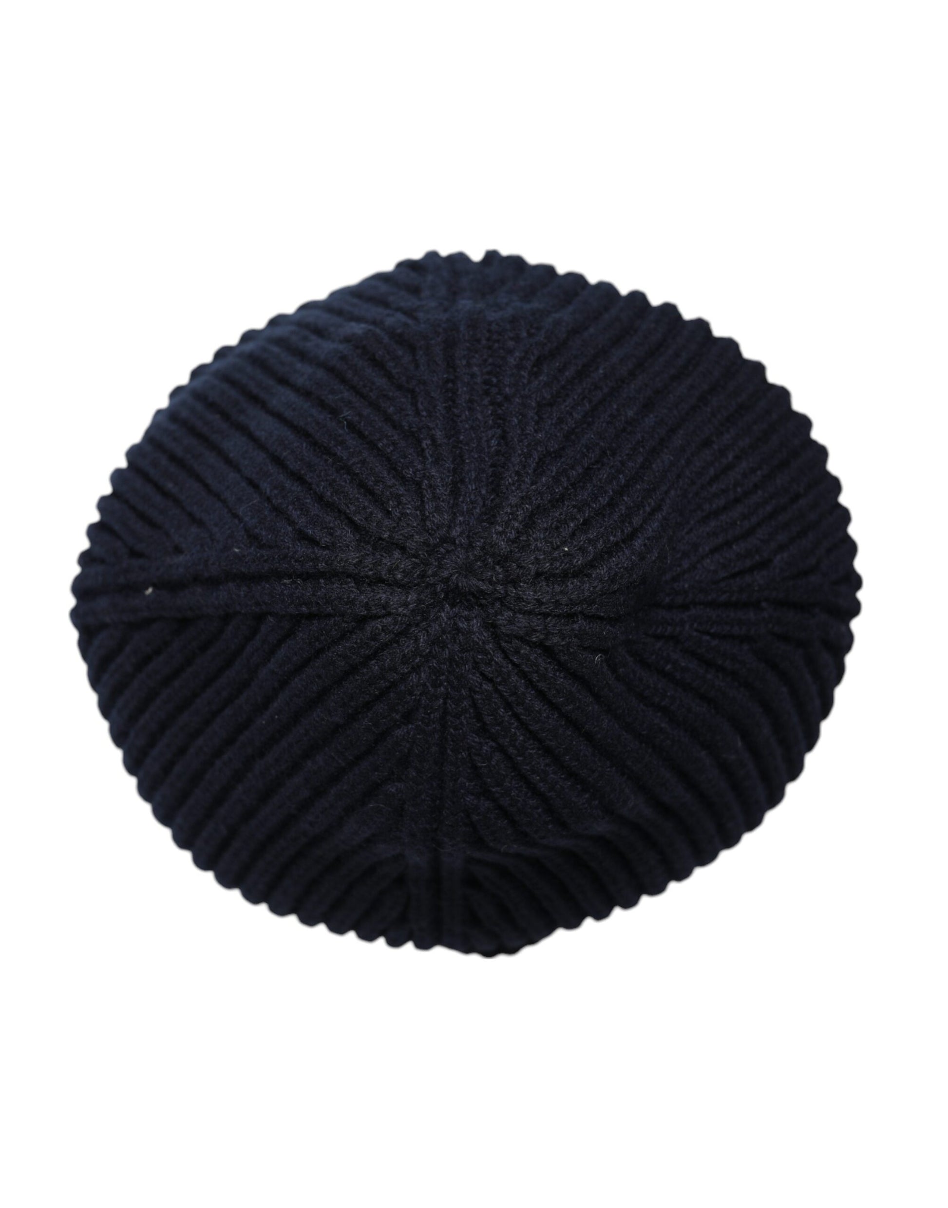 Dolce & Gabbana Black Cashmere Knitted Winter Beanie Hat Dolce & Gabbana
