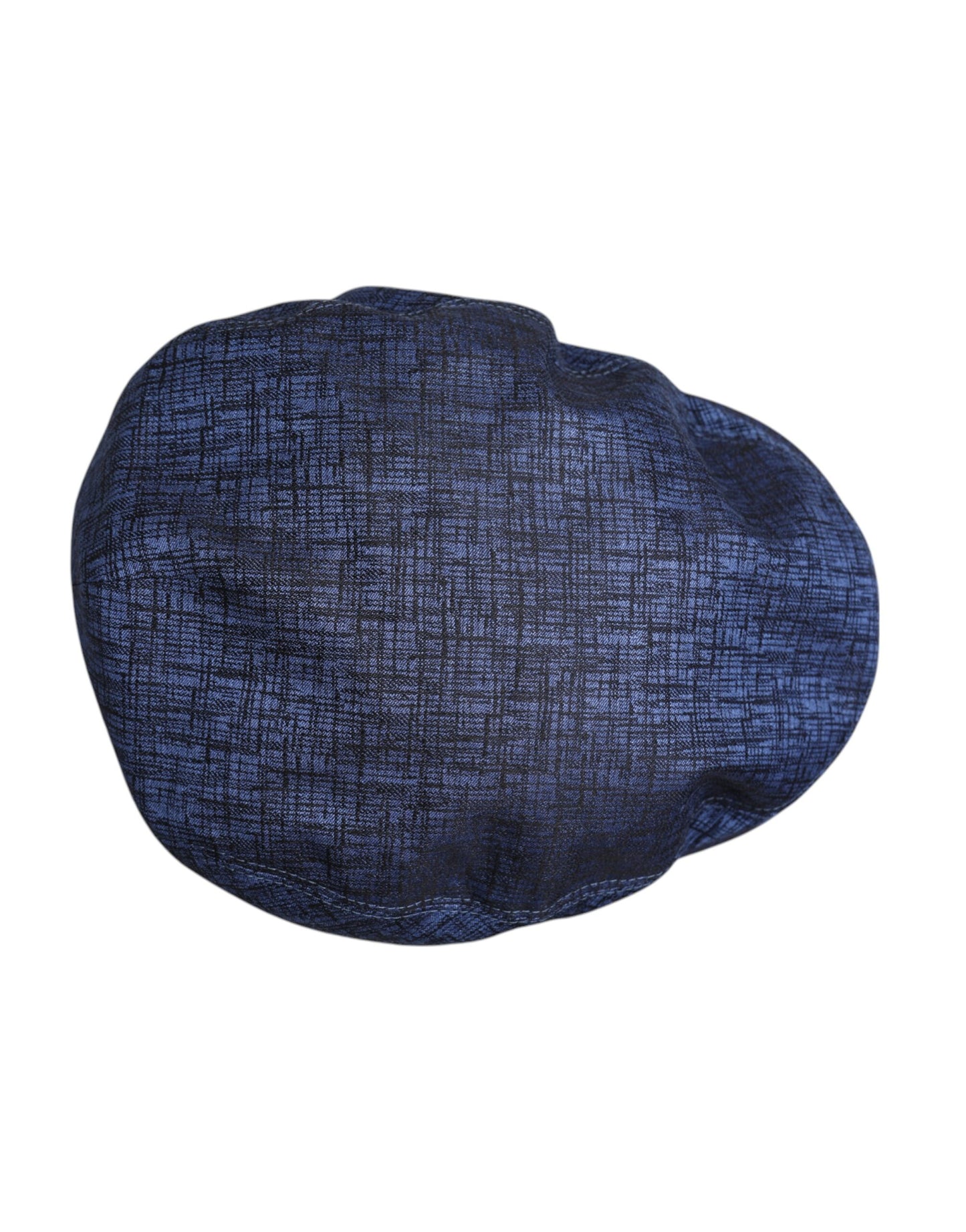Dolce & Gabbana Blue Cotton Stretch Newsboy Hat Dolce & Gabbana