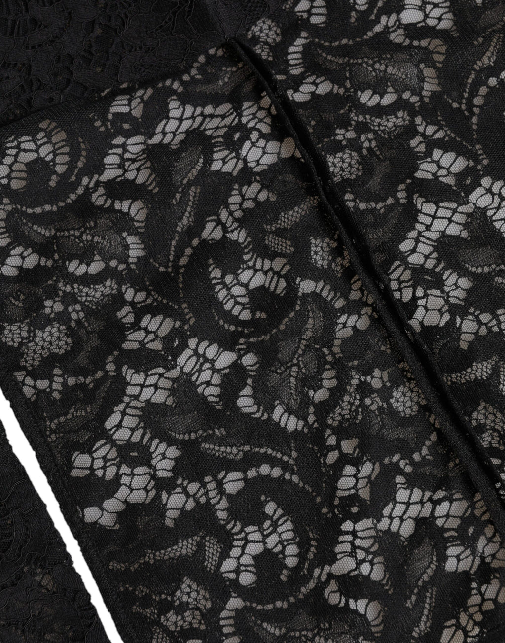 Dolce & Gabbana Black Floral Lace Whole Head Wrap Hat - Eljoys Fashion 