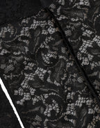 Dolce & Gabbana Black Floral Lace Whole Head Wrap Hat - Eljoys Fashion 