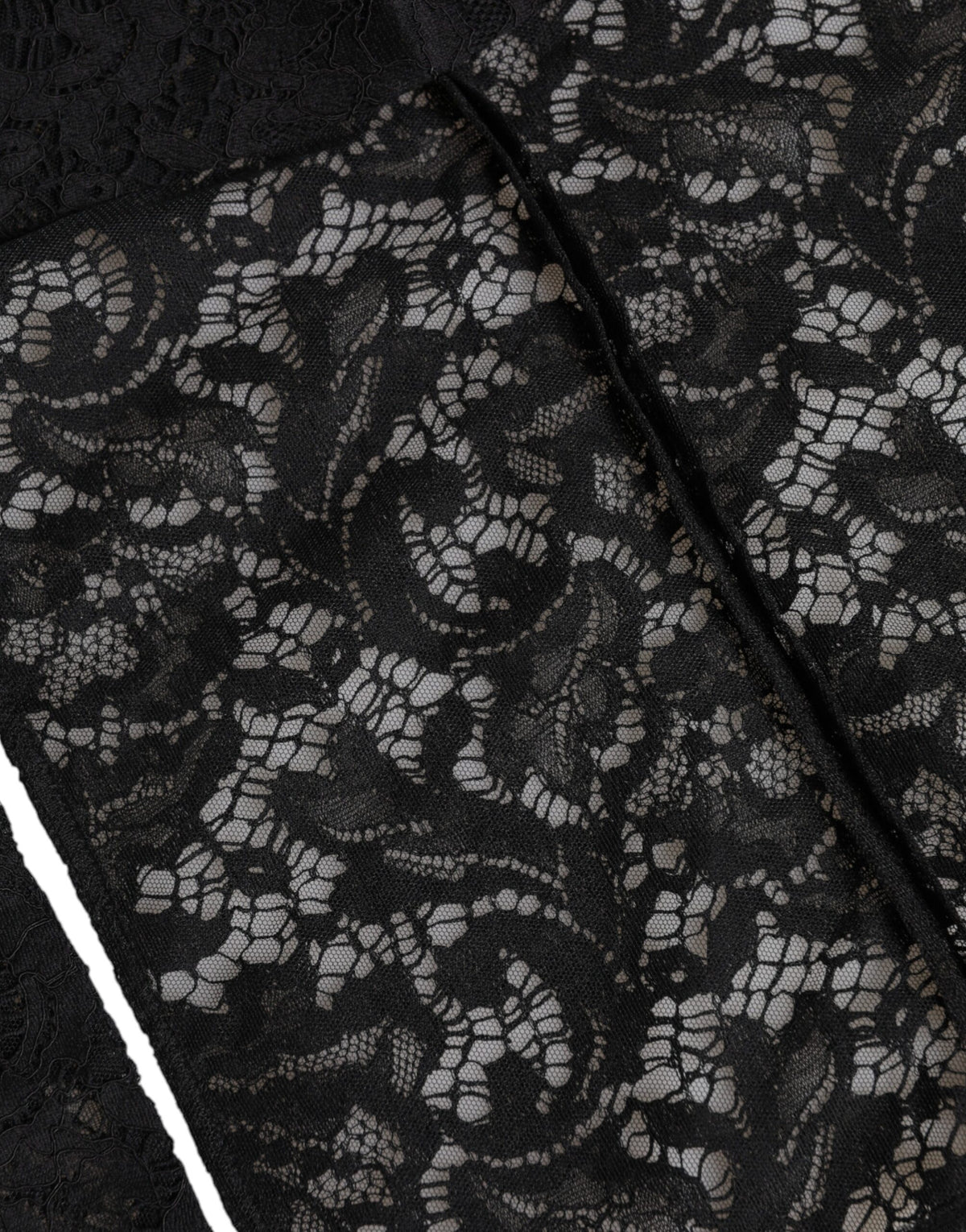 Dolce & Gabbana Black Floral Lace Whole Head Wrap Hat - Eljoys Fashion 