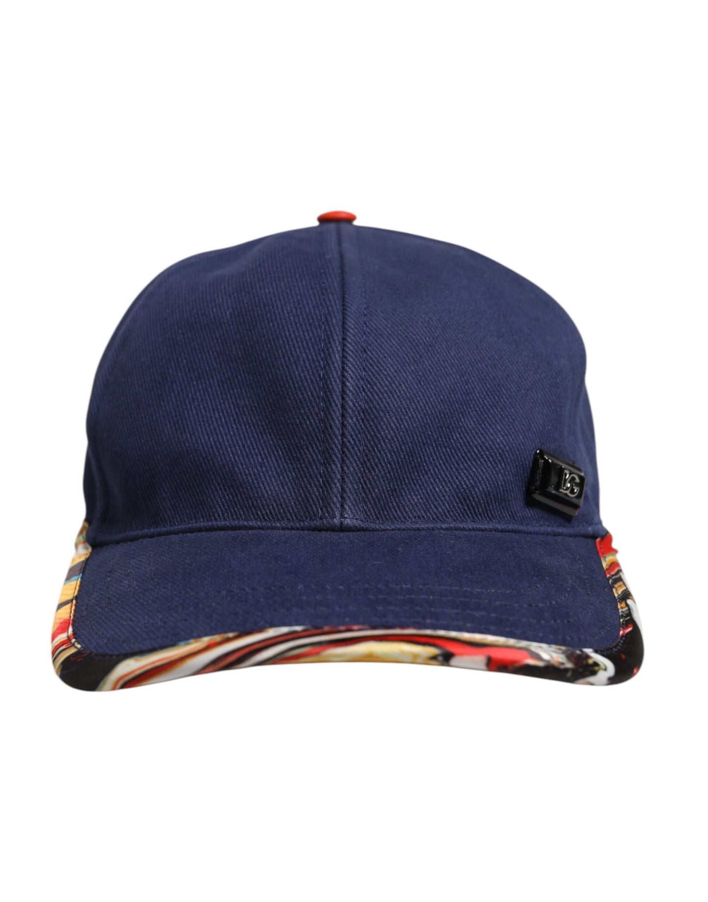 Dolce & Gabbana Blue Cotton 6 Panels Baseball Cap Dolce & Gabbana
