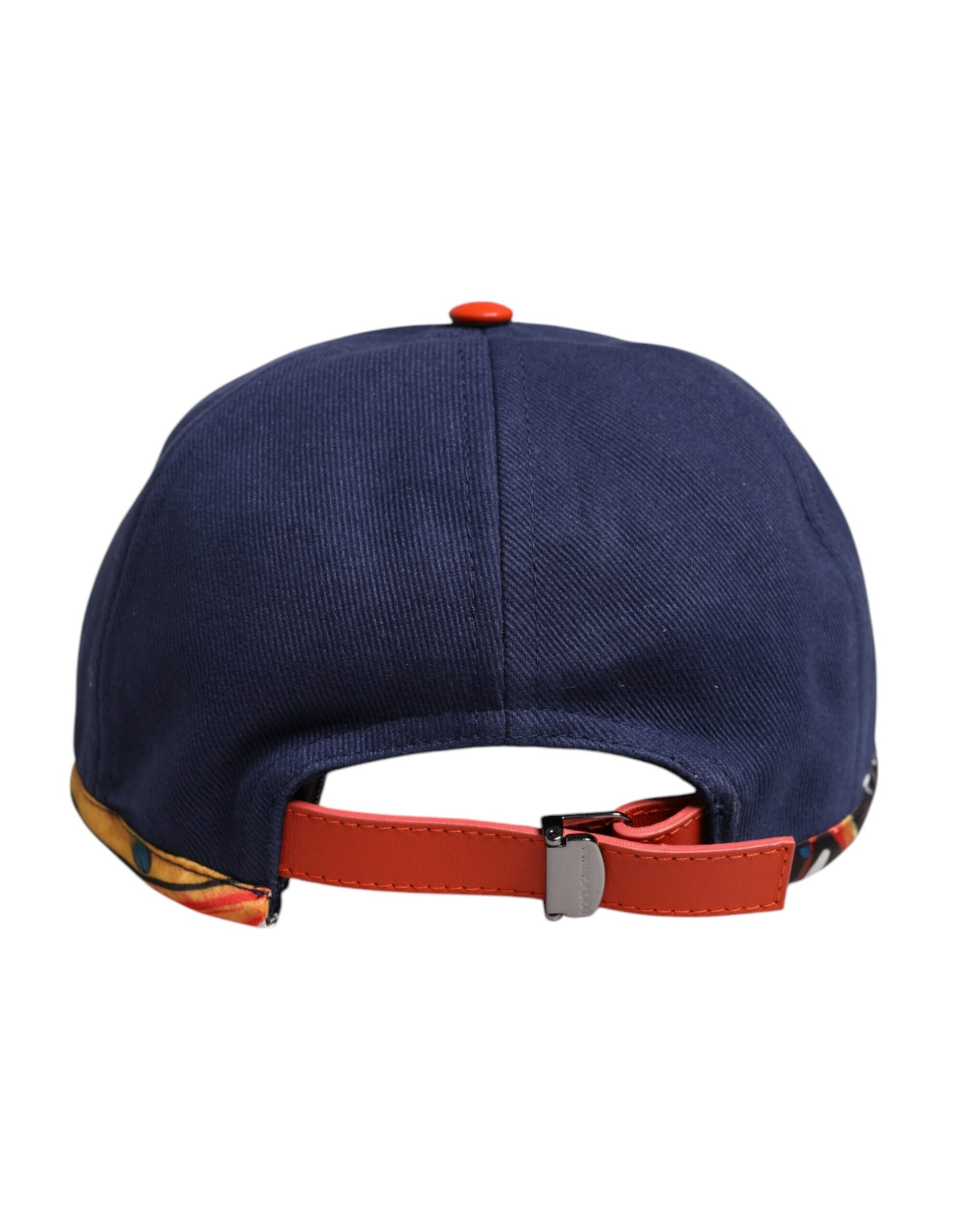 Dolce & Gabbana Blue Cotton 6 Panels Baseball Cap Dolce & Gabbana
