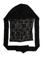 Dolce & Gabbana Black Logo Mesh Whole Head Wrap Hat - Eljoys Fashion 