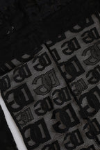 Dolce & Gabbana Black Logo Mesh Whole Head Wrap Hat - Eljoys Fashion 