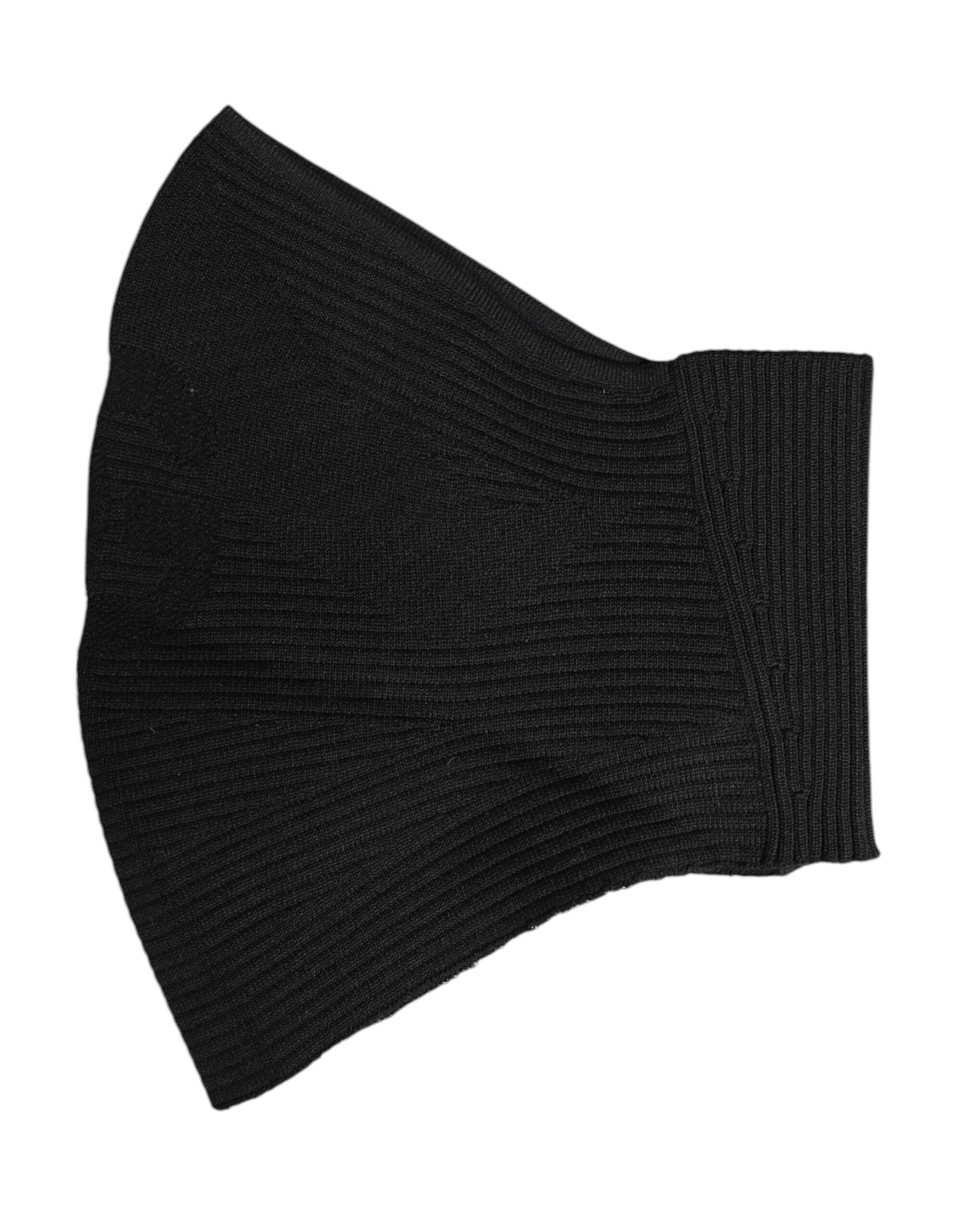 Dolce & Gabbana Black Nylon Knitted Ski Mask Balaclava Dolce & Gabbana
