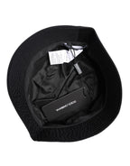Dolce & Gabbana Black Cotton Wide Brim Bucket Hat - Eljoys Fashion 