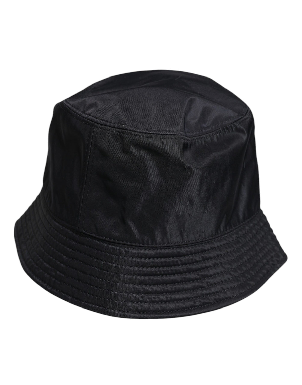 Dolce & Gabbana Black Cotton Wide Brim Bucket Hat - Eljoys Fashion 