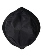 Dolce & Gabbana Black Cotton Wide Brim Bucket Hat - Eljoys Fashion 